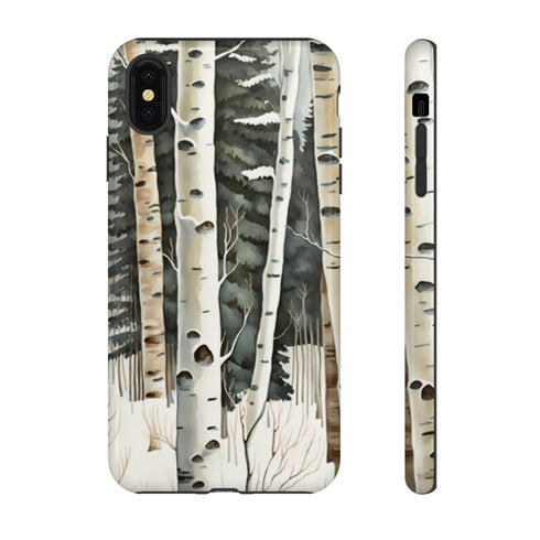 Winter Aspen Trunks - Impact Resistant Phone Case